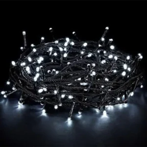 ریسه LED سوزنی 25 متری 320 لامپه سیم مشکی